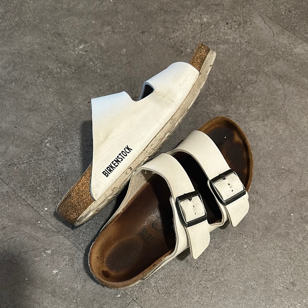 Birkenstock White Sandals
